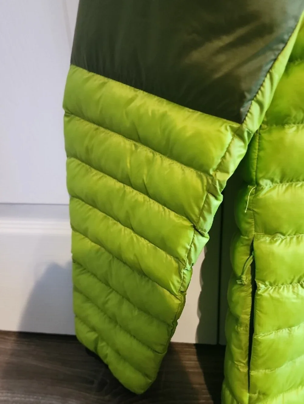 The North Face Mens Meadow Grass Terra Peak Two-Tone Puffer Jacket